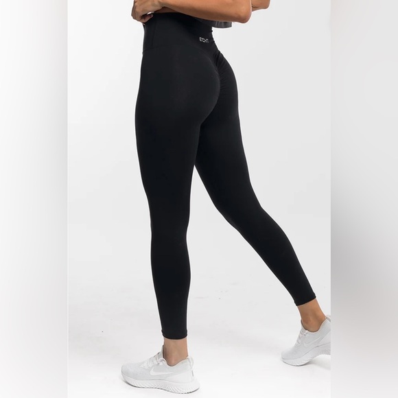 ECHT Force Scrunch Leggings (Dark Dusty Blue) 7/8 Length Size M - Picture 7 of 7